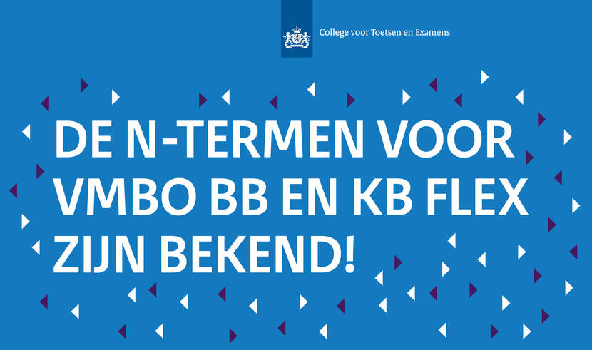 De N-termen vmbo bb en kb flex zijn bekend!